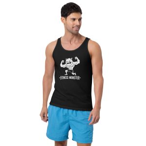 Men's Tank Top – Fitness Monster | Funny Motivational Gym Shirt for Workout & Bodybuilding